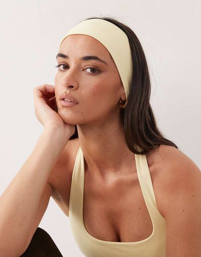 4505 4505 Icon active quick dry headband in butter yellow