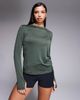 4505 4505 Icon active quick dry long sleeve running top in dark green - 1
