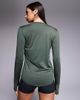 4505 4505 Icon active quick dry long sleeve running top in dark green - 4
