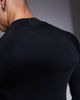 4505 4505 Icon active quick dry muscle fit base layer training long sleeve mock neck top in black - 4