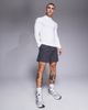 4505 4505 Icon active quick dry muscle fit base layer training long sleeve mock neck top in white - 2