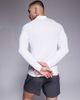 4505 4505 Icon active quick dry muscle fit base layer training long sleeve mock neck top in white - 3