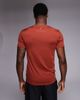 4505 4505 Icon active quick dry muscle fit base layer training t-shirt in rust-Brown - 3