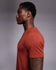 4505 4505 Icon active quick dry muscle fit base layer training t-shirt in rust-Brown - 4