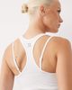4505 4505 Icon active quick dry racer back tank top in white - 3