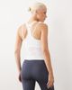 4505 4505 Icon active quick dry racer back tank top in white - 4