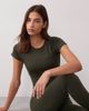 4505 4505 Icon active quick dry slim fit T-shirt in khaki-Green - 1