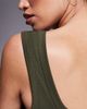4505 4505 Icon active slightly cropped tank top in khaki-Green - 3