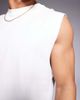 4505 4505 Icon cotton oversized pump training tank with quick dry finish in off white - 2