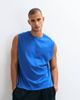 4505 4505 Icon cotton oversized pump training tank with quick dry finish in royal blue - 1