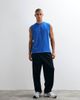 4505 4505 Icon cotton oversized pump training tank with quick dry finish in royal blue - 2