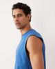 4505 4505 Icon cotton oversized pump training tank with quick dry finish in washed blue - 3