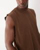 4505 4505 Icon cotton oversized pump training tank with quick dry finish in washed light brown - 3