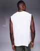 4505 4505 Icon cotton oversized pump training tank with quick dry finish in white - 3