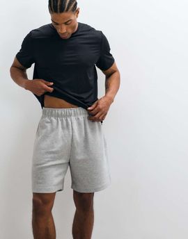 4505 4505 Icon cotton sweat shorts with quick dry finish in gray heather