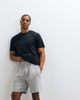 4505 4505 Icon cotton sweat shorts with quick dry finish in gray heather - 3