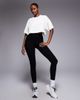 4505 4505 Icon cropped heavyweight cotton T-shirt with back print in vintage white - 3