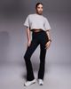 4505 4505 Icon heavyweight cotton blend cropped t-shirt with quick dry finish in washed ash-Neutral - 2