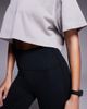 4505 4505 Icon heavyweight cotton blend cropped t-shirt with quick dry finish in washed ash-Neutral - 3