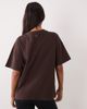4505 4505 Icon heavyweight cotton oversized t-shirt with quick dry finish in chocolate-Brown - 4