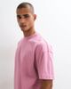 4505 4505 Icon heavyweight cotton oversized T-shirt with quick dry finish in pink wash - 4