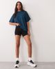4505 4505 Icon heavyweight cotton oversized t-shirt with quick dry finish in teal blue - 2