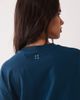 4505 4505 Icon heavyweight cotton oversized t-shirt with quick dry finish in teal blue - 3