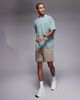 4505 4505 Icon heavyweight cotton oversized t-shirt with quick dry finish in washed jade green - 2