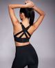 4505 4505 Icon high support active sports bra with removable padding in black - 4