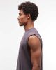 4505 4505 Icon oversized cotton pump training tank top with quick dry finish in storm gray - 3