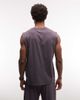 4505 4505 Icon oversized cotton pump training tank top with quick dry finish in storm gray - 4