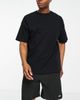 4505 4505 Icon oversized training T-shirt in black - 1