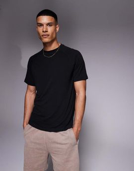 4505 4505 Icon performance jersey oversized boxy training t-shirt in black