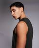 4505 4505 Icon quick dry mesh training tank tops 2 pack in black and khaki green-Multi - 4
