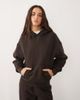 4505 4505 Icon Rest Day heavyweight 440gsm cotton oversized hoodie in washed chocolate-Brown - 2