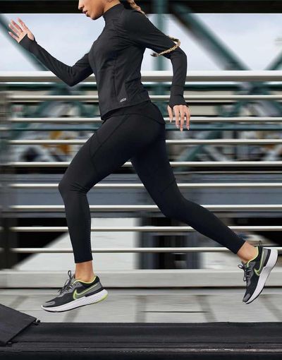 4505 4505 Icon run tie waist legging with pocket-Black