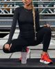 4505 4505 Icon run tie waist legging with pocket-Black - 3