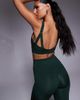 4505 4505 Icon running medium support sports bra with adjustable straps in lichen green - 3