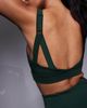 4505 4505 Icon running medium support sports bra with adjustable straps in lichen green - 4
