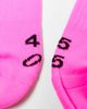 4505 4505 Icon running socks 3 pack with arch support and anti bacterial finish in neon pink - 2