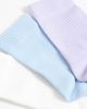 4505 4505 Icon running socks with arch support and anti-bacterial finish in white, periwinkle, light blue-Multi - 2