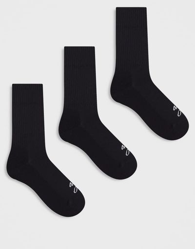 4505 4505 Icon running socks with arch support and anti bacterial finish in black