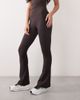 4505 4505 Icon soft touch high waist slim kick yoga leggings in dark chocolate-Brown - 2