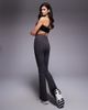 4505 4505 Icon soft touch high waist slim kick yoga leggings in granite-Gray - 3