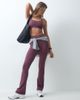 4505 4505 Icon soft touch high waist slim kick yoga leggings in plum-PURPLE - 1