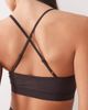 4505 4505 Icon soft touch light support sports bra with adjustable straps in dark chocolate-Brown - 2