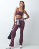 4505 4505 Icon soft touch light support sports bra with adjustable straps in plum-PURPLE - 3