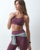 4505 4505 Icon soft touch light support sports bra with adjustable straps in plum-PURPLE - 4