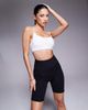 4505 4505 Icon soft touch light support sports bra with adjustable straps in white - 1