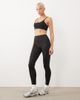 4505 4505 Icon soft touch scoop neck light support sports bra with adjustable straps in black - 2